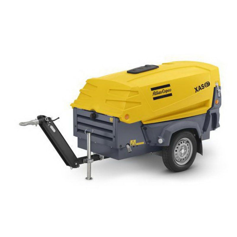 Atlas Copco XAS 67 Hardhat Portata 3600 (lt/m) Pressione 7 (bar)
