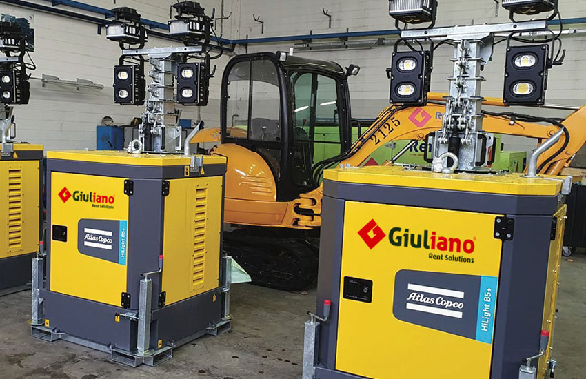 Noleggio Macchinari per Energia ed Illuminazione